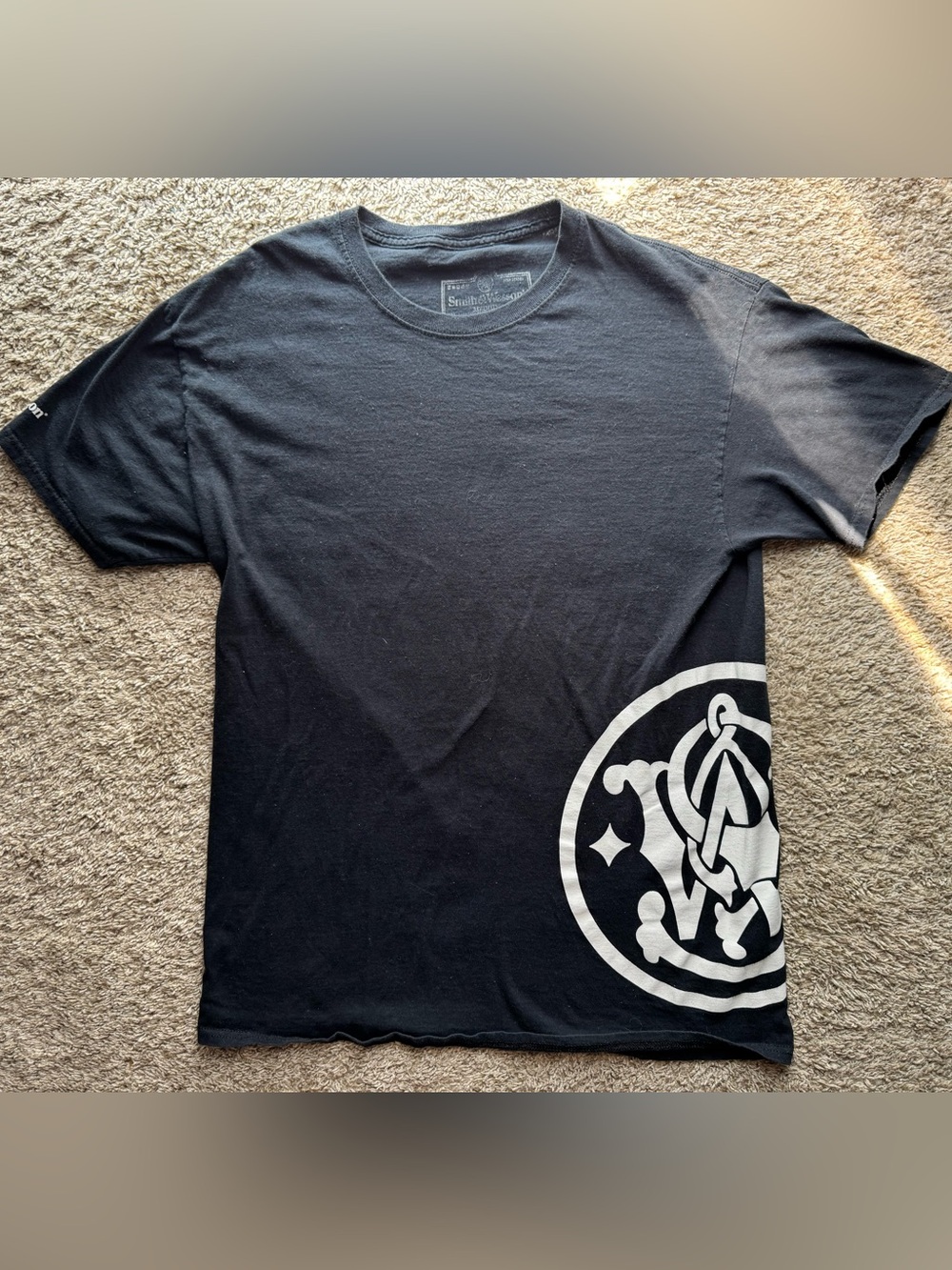 Smith & Wesson Black Logo Graphic T-Shirt Men’s Medium